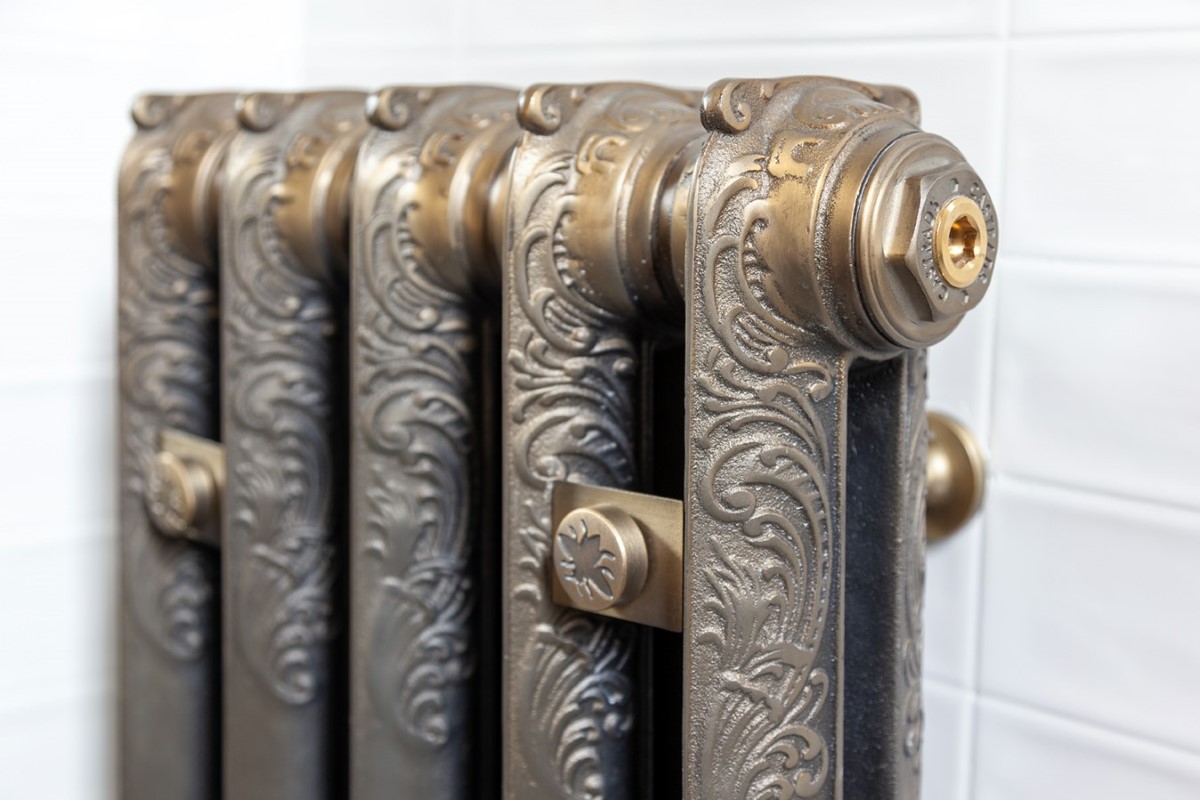 Ornate steam radiator in Upper West Manhattan